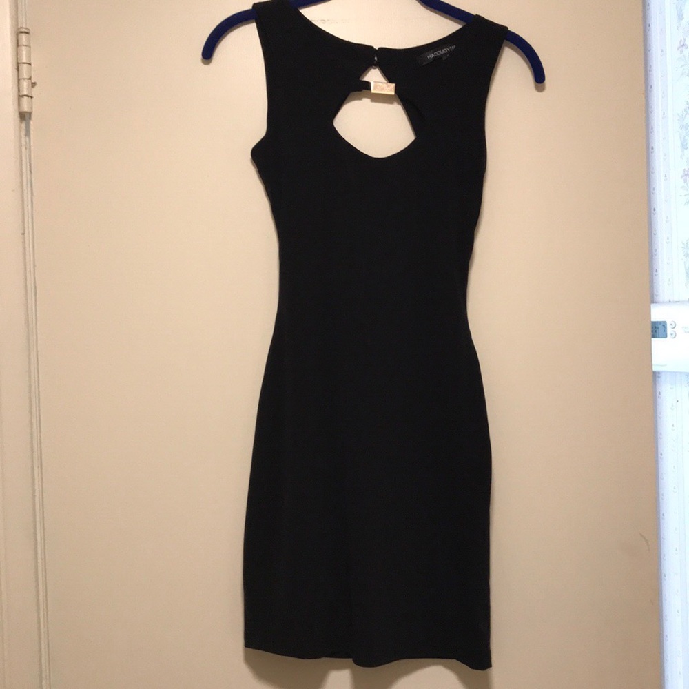 HAODUOYI Black Dress